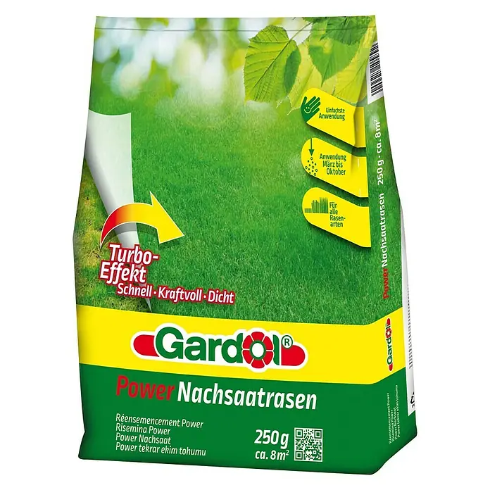 Gardol Nachsaat-Rasen Power - 250 g, 8 m²