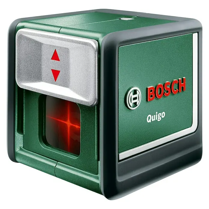 Bosch Kreuzlinienlaser Quigo - Max. Arbeitsbereich: 10 m, Winkel Laserlinien: 90 °