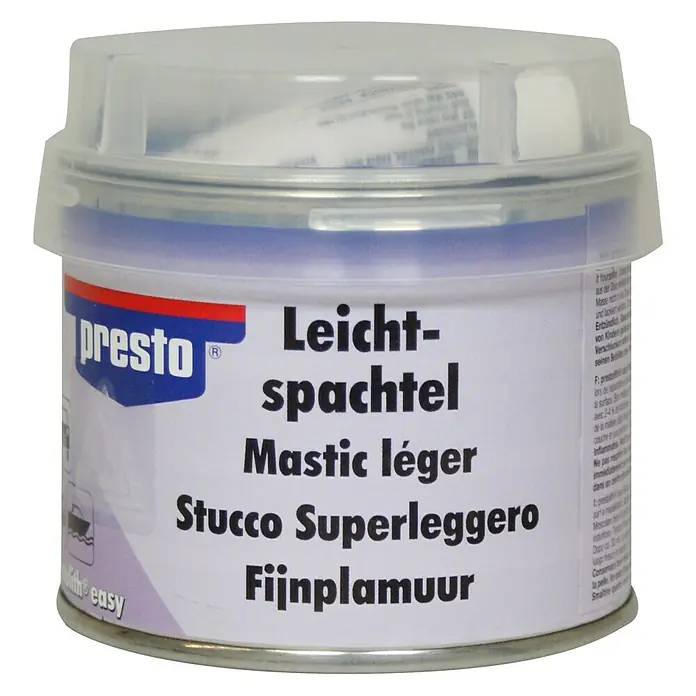 Presto Fijne plamuur - 125 g - Vooraanzicht