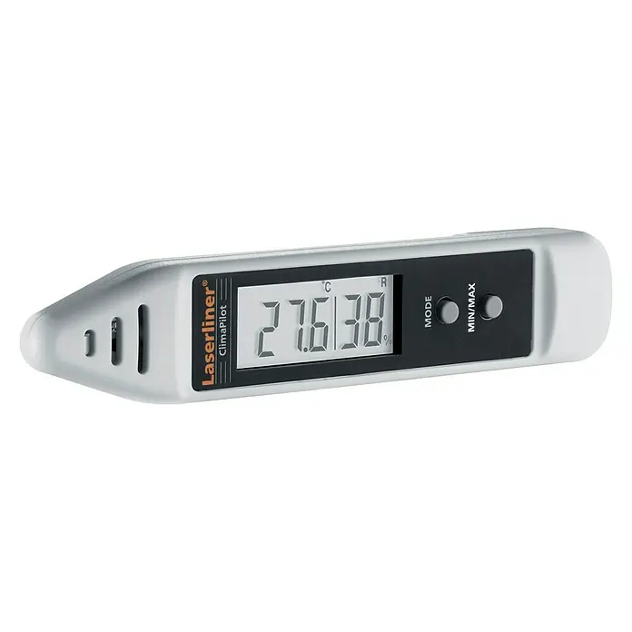 Laserliner Hygrometer ClimaPilot - Messbereich: -10 °C bis +50 °C Umgebungstemperatur - Linke Seitenansicht