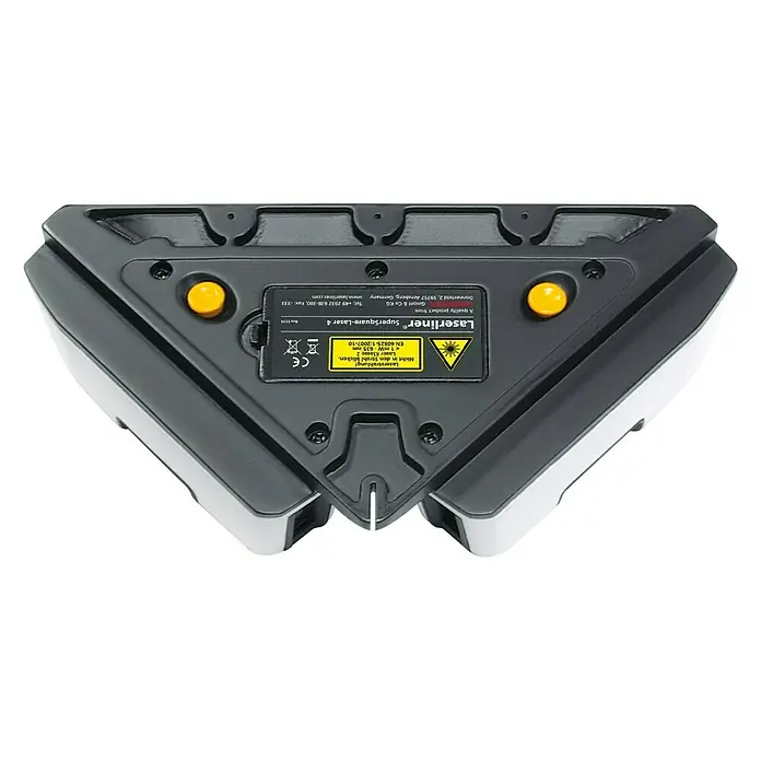 Laserliner Linijski laser SuperSquare-Laser 4 - Maksimalni radni prostor: 15 m - Pogled odozdo