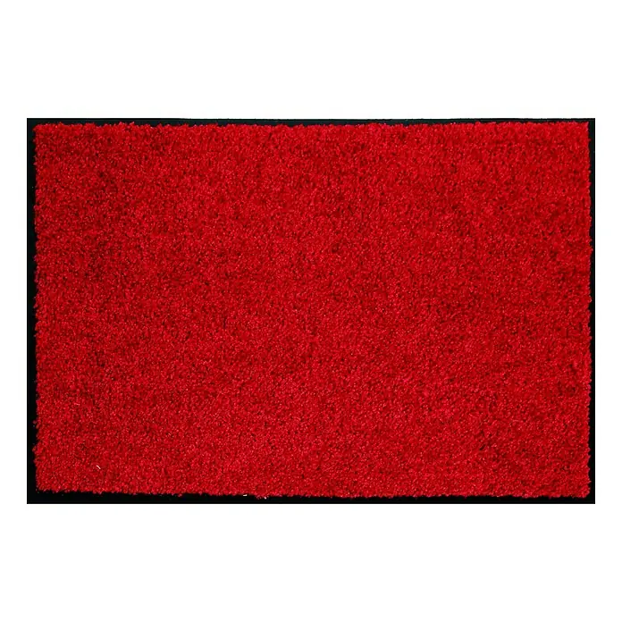 Astra Schmutzfangmatte Diamant - Uni, Rot, 40 x 60 cm, Material Nutzschicht: 100 % Polyamid - Ansicht von oben