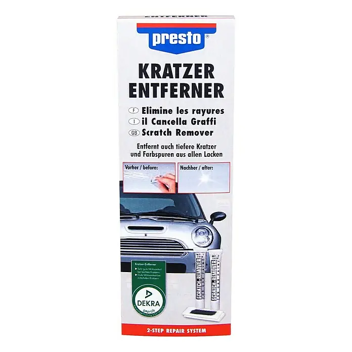 Presto Krasverwijderaar - 8-delig, Geschikt voor: Licht ernstige krassen - Vooraanzicht
