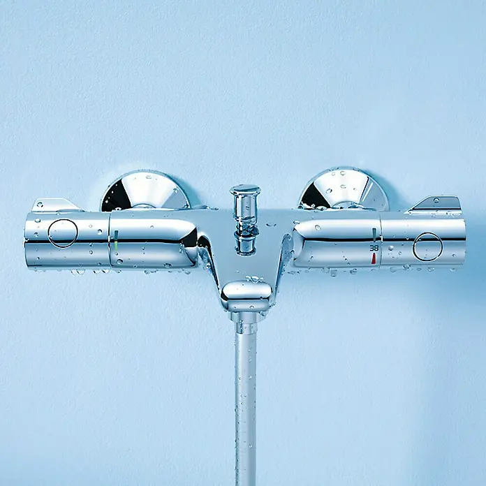 Grohe Grohtherm 800 Slavina za kadu s termostatom - Krom, Sjaj - Živopisni prikaz