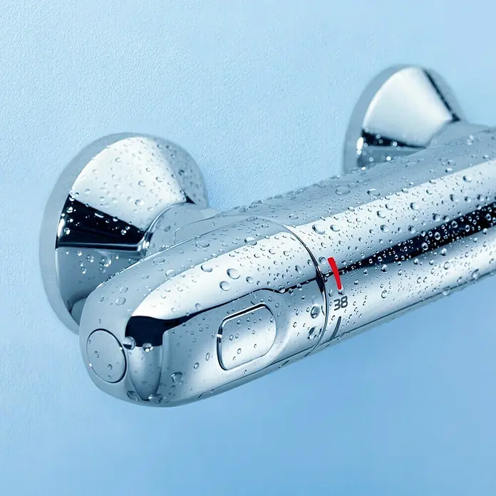 Grohe Grohtherm 1000 New Brausethermostat - Chrom, Glänzend - Vorderansicht