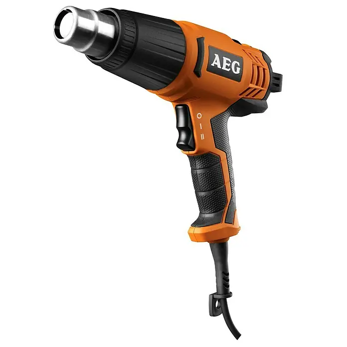 AEG Powertools Heißluftgebläse HG 600 VK - 2.000 W, Temperaturbereich: 90 °C - 600 °C - Linke Seitenansicht