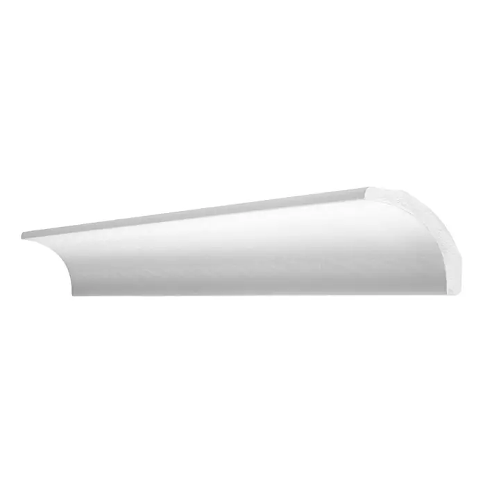 Decosa Ukrasna lajsna od stiropora ZIERPROFIL - 2 m x 10 cm x 1 cm, Polistirol XPS - Pogled sprijeda