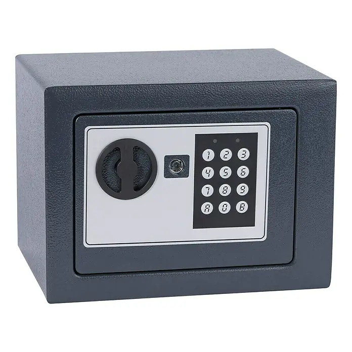 Ugradbeni trezor za namještaj Security Box Mini - 17 x 23 x 17 cm, Elektronička brojčana brava, Brava: Jednostrano - Pogled sprijeda