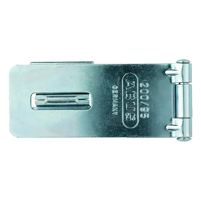 Abus Überfallen-Set - 200 x 75 mm, Durchmesser Öse: 9 mm - Vorderansicht