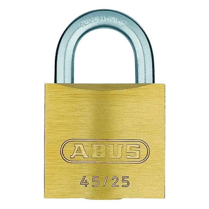 Abus Überfallen-Set - 200 x 75 mm, Durchmesser Öse: 9 mm - Vorderansicht