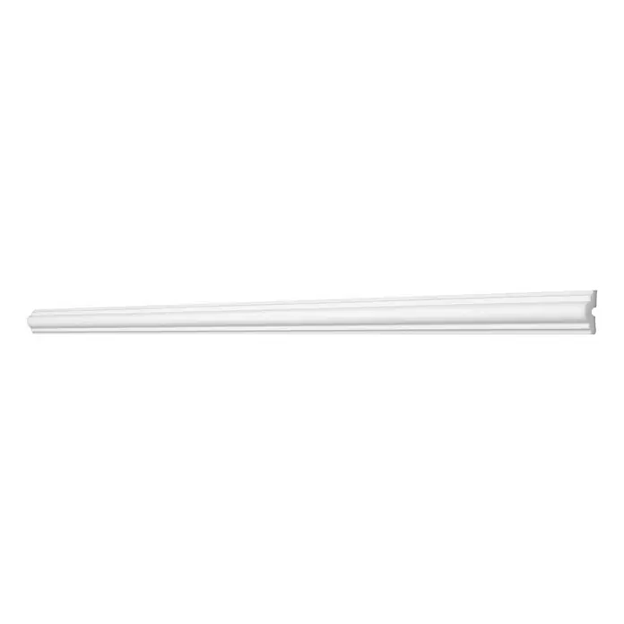 Decosa Ukrasna lajsna od stiropora MELISSA - 2 m x 2,5 cm x 1,3 cm, Polistirol XPS - Pogled sprijeda