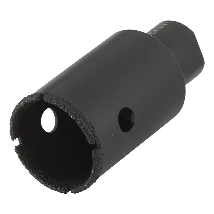 Wolfcraft Dijamantna kruna za bušenje rupa Ceramic - Promjer provrta: 35 mm, Dubina reza: 45 mm, M14 navoj