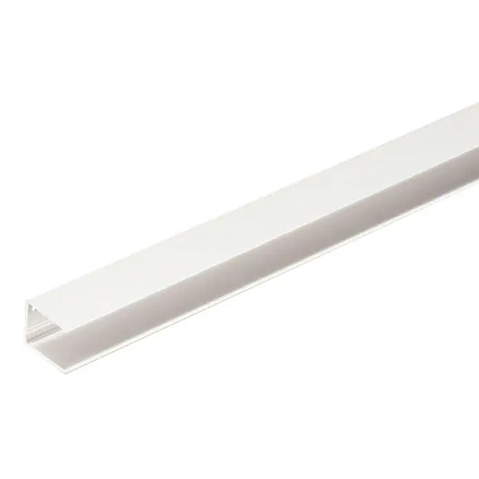 U-profil - D x V: 200 cm x 16 mm, Prikladno za: Polikarbonatne ploče, Aluminij - Pogled sprijeda