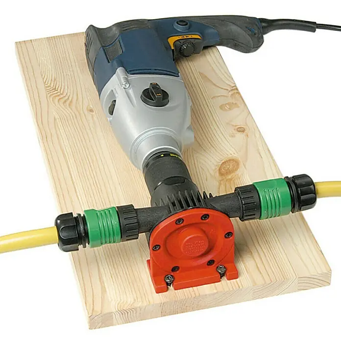 Wolfcraft Pumpa - 3.000 l/h, Pritisak vode u visinu: 24 m (crijevo od ½″) - Pogled sprijeda