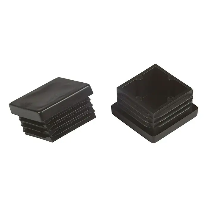 Stabilit Podloga za namještaj - 30 x 30 mm, Uticanje, 4 kom, Crne boje - Pogled sprijeda