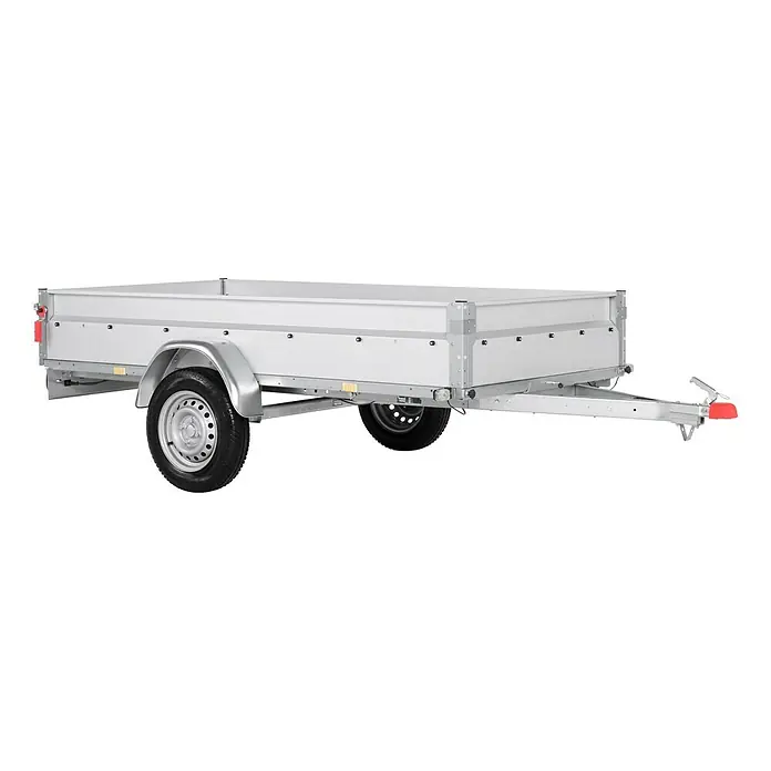 Stema Aanhanger BASIC STL 750-25 - Belasting: 573 kg, Enkele as, Binnenmaat kast: 251 x 128 x 35 cm, Ongeremd - Vooraanzicht