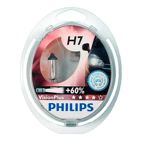 Philips Vision Plus Halogeenkoplamp H7