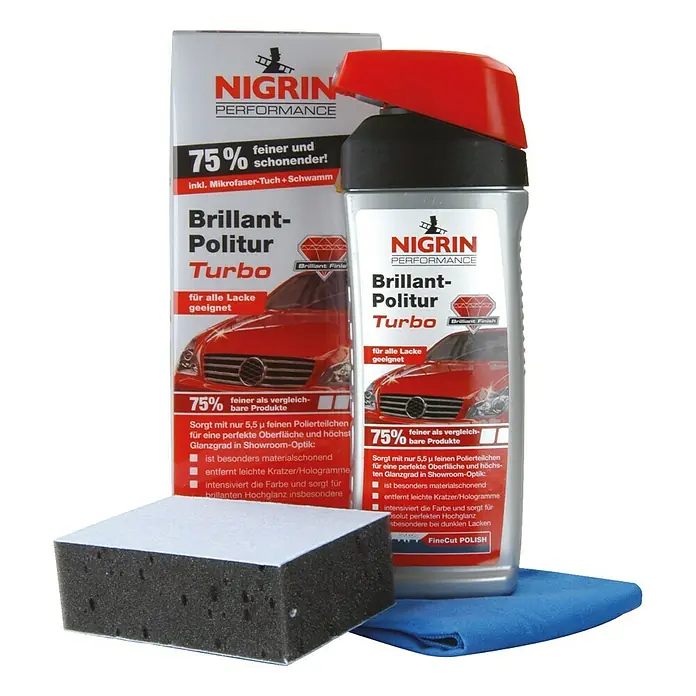 Nigrin Performance Politur-Set Turbo - 500 ml - Vorderansicht
