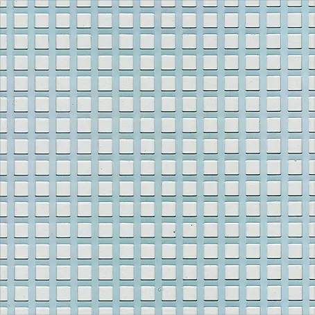 Kantoflex  Aluminium plaat met vierkante perforaties