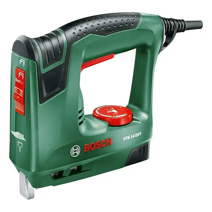 Bosch Elektrotacker PTK 14 EDT - Klammertiefe: 6 - 14 mm, 30 Impulse/min - Vorderansicht