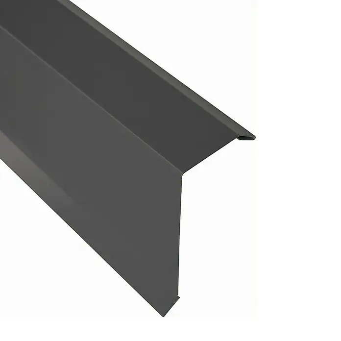 Probau Kantenwinkel PP12 - Grau, Länge: 100 cm, Stahl - Vorderansicht