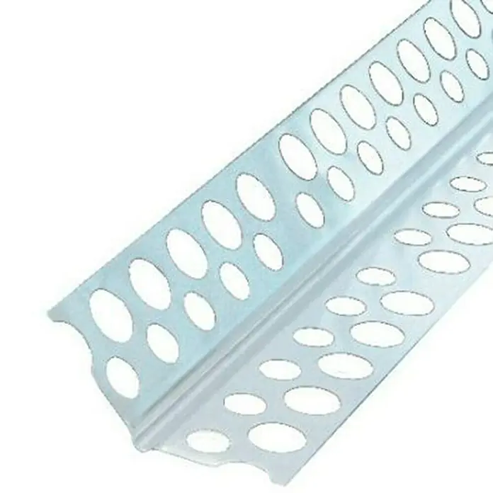 Probau Hoekprofiel voor gipsplaten - 250 x 2,5 x 2,5 cm, Aluminium, Hoek: 135 ° - Vooraanzicht
