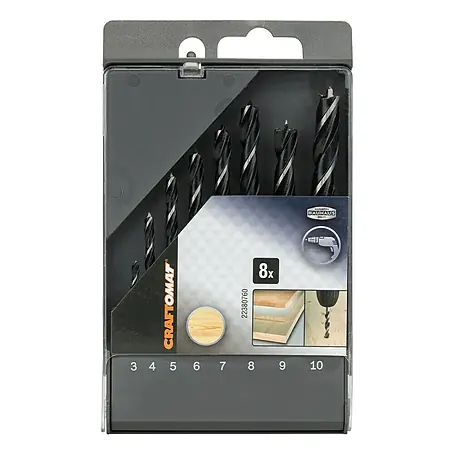 Craftomat  Set svrdla za drvo