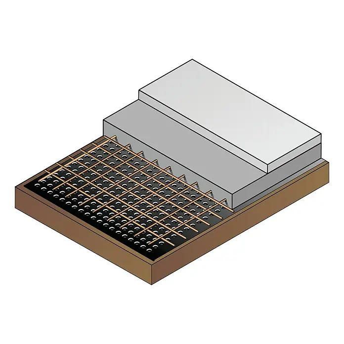 Noppenbahn - 10 x 0,5 m, Max. Anwendungsfläche: 5 m²