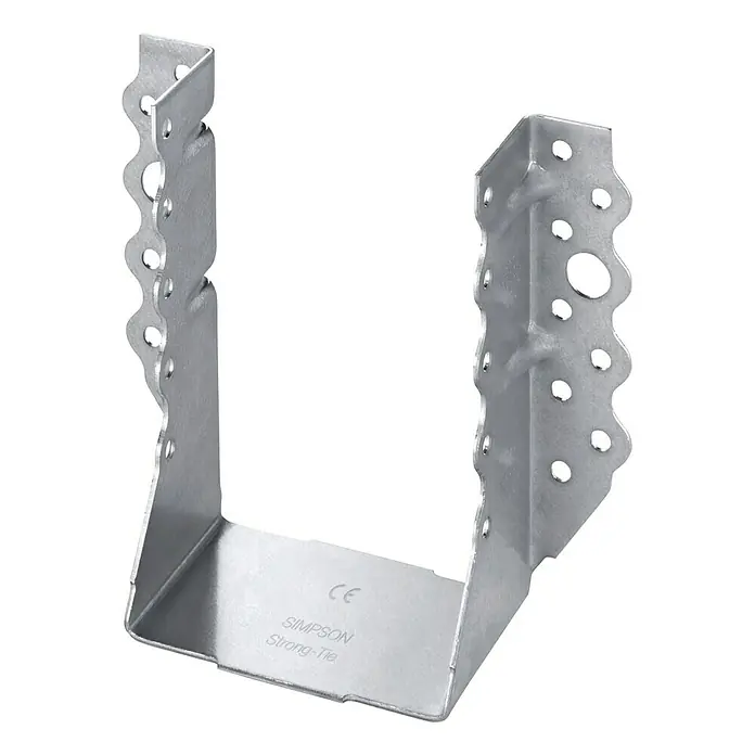 Simpson Strong-Tie Balkenschuh SBG - 55 x 60 x 100 mm, Sendzimir verzinkt, Stahl - Linke Seitenansicht