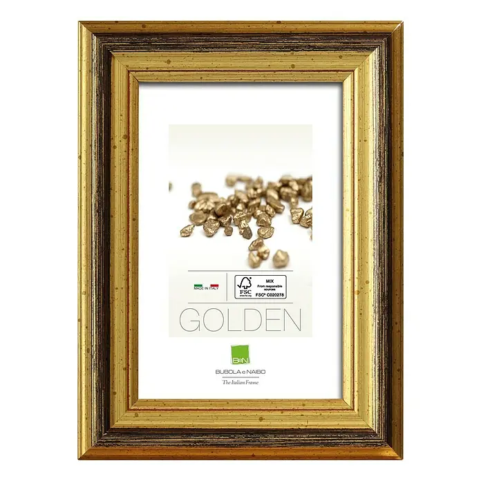 Bilderrahmen 2490 - Gold, 24 x 30 cm, Holz