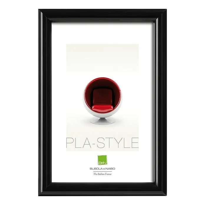 Okvir za sliku Pla-Style - Crne boje, 24 x 30 cm, Plastika