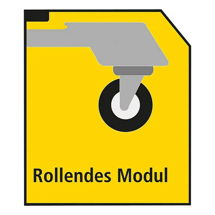 Stanley TSTAK Transportroller - 43,6 x 48,6 x 18,1 cm, Traglast: 100 kg
