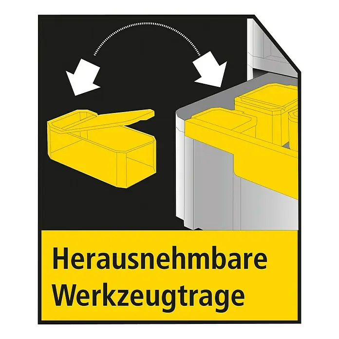 Stanley TSTAK Werkzeugkasten groß - 33,2 x 44 x 30,15 cm
