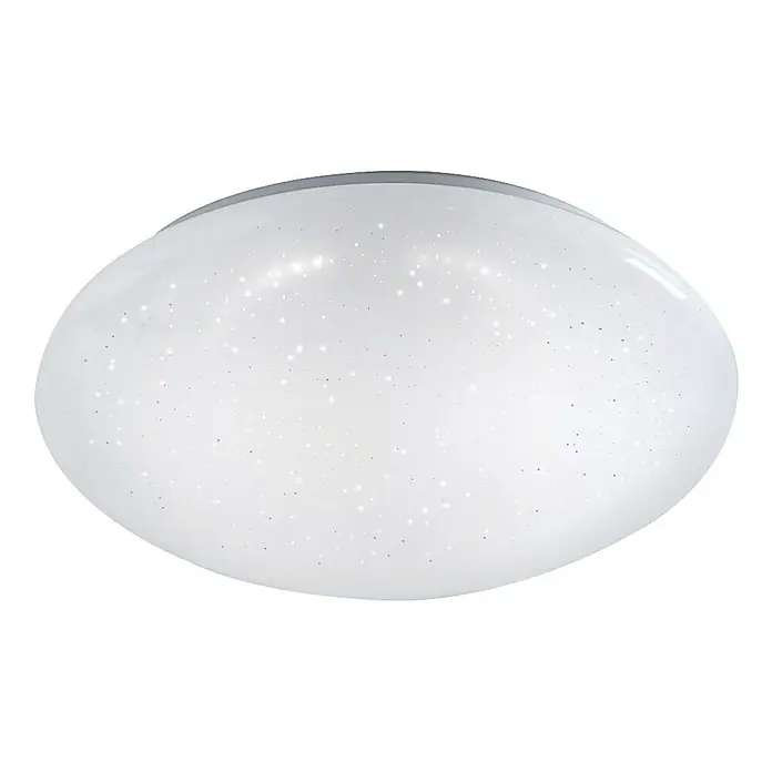 LeuchtenDirekt LED stropna svjetiljka Skyler - 12 W, Bijele boje, Topla bijela, Promjer: 350 mm