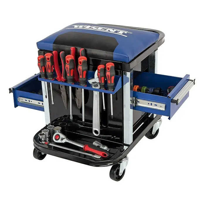 Wisent Montage-Rollhocker - 52 x 37 x 48 cm, Traglast: 150 kg