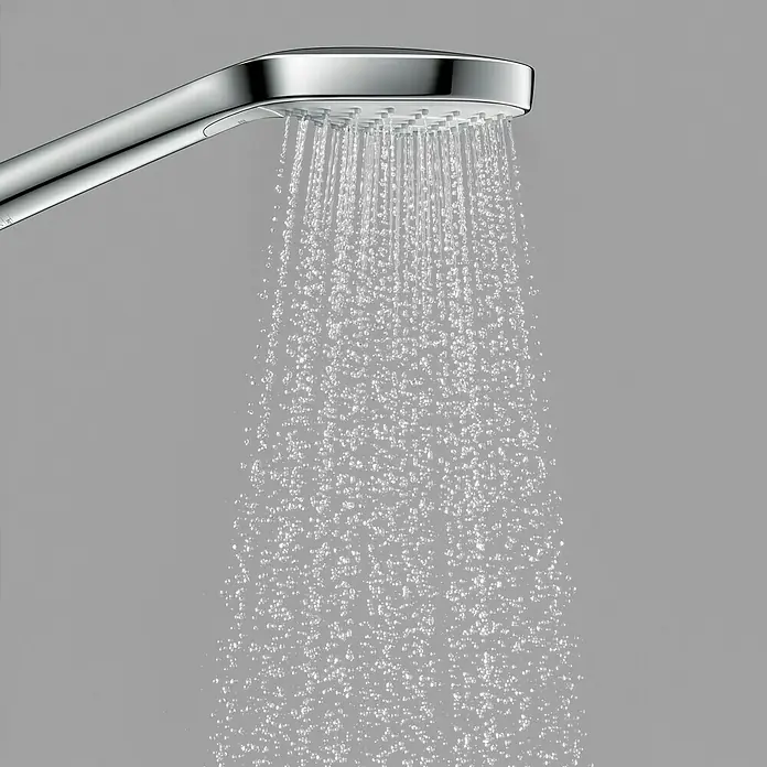 Hansgrohe Ručna tuš slušalica Croma Select E Vario - Promjer: 11 cm, Broj funkcija: 3 Kom., Tipka za odabir, Kromirano