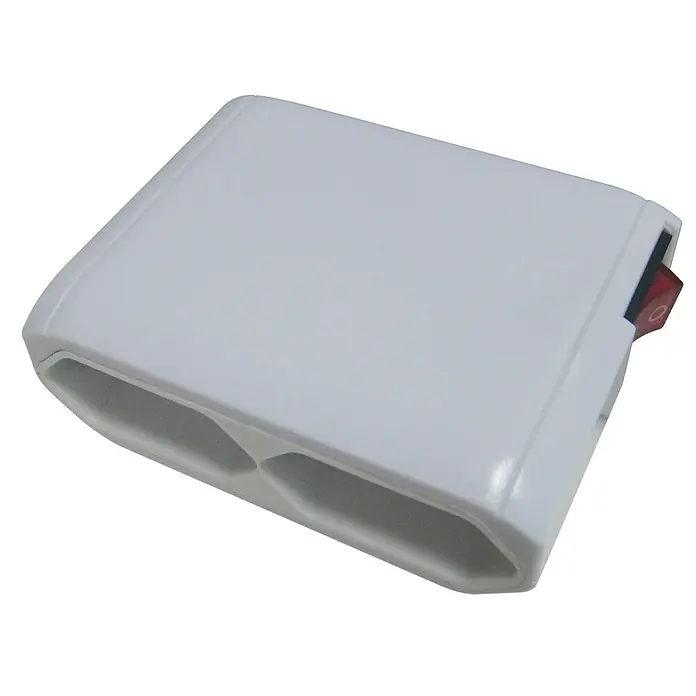 Voltomat Ladrón - Interruptor, 2 x 2,5 A, 250 V, Blanco