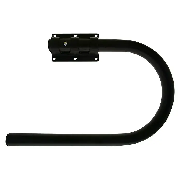 Whirlpool-Handtuchhalter - 40 x 25 cm, Schwarz - Vorderansicht