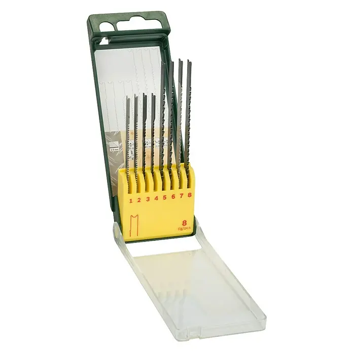 Bosch Set listova za pilu - Drvo/metal, 8 -dij., Univerzalni završetak - Pogled sprijeda