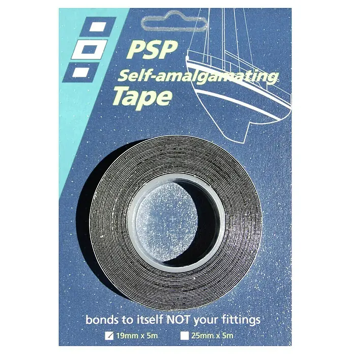 PSP Tape - Schwarz, 5 m x 19 mm - Vorderansicht