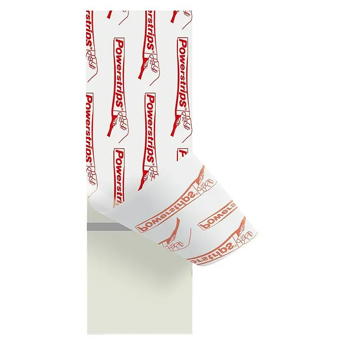 Tesa Klevende strip - Geschikt voor: Behang, Belastbaarheid: 0,5 kg, 9 stk., Wit - Close-up
