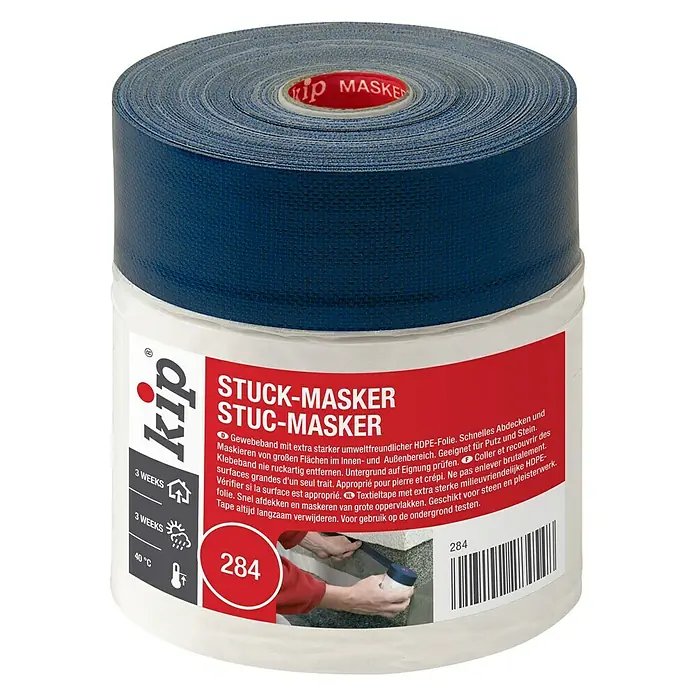 Kip Stuck-Masker 284 - Rolle, 18 x 0,55 m, Einseitiger Gewebekleberand - Vorderansicht