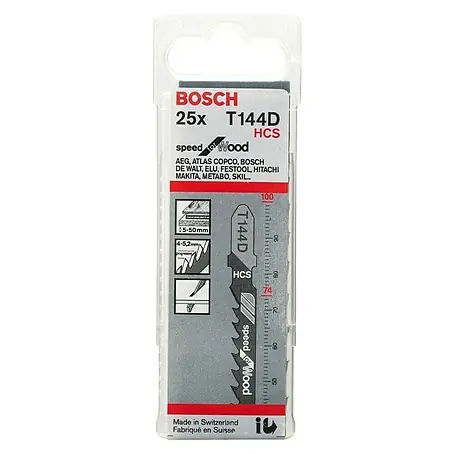 Bosch  Listovi za ubodnu pilu T 144 D