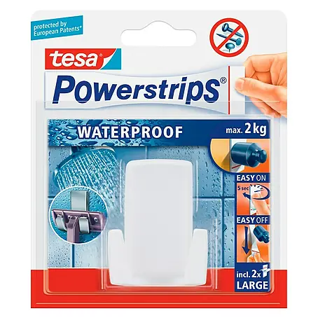 Tesa Powerstrips Waterproof Držač za brijači aparat