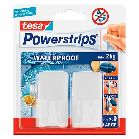 Tesa Powerstrips Waterproof Zidna kukica