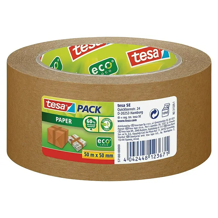 Tesa Pack Ljepljiva traka za pakete - Smeđe boje - Pogled sprijeda