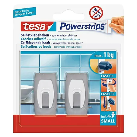 Tesa Powerstrips Zelfklevende haak