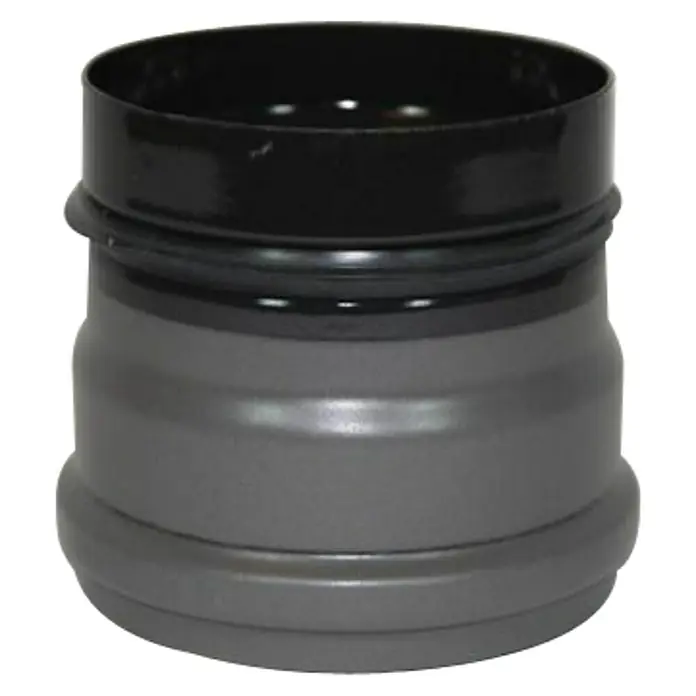 Ofenanschluss - Durchmesser: 80 mm, Wandstärke: 0,6 mm, Gussgrau