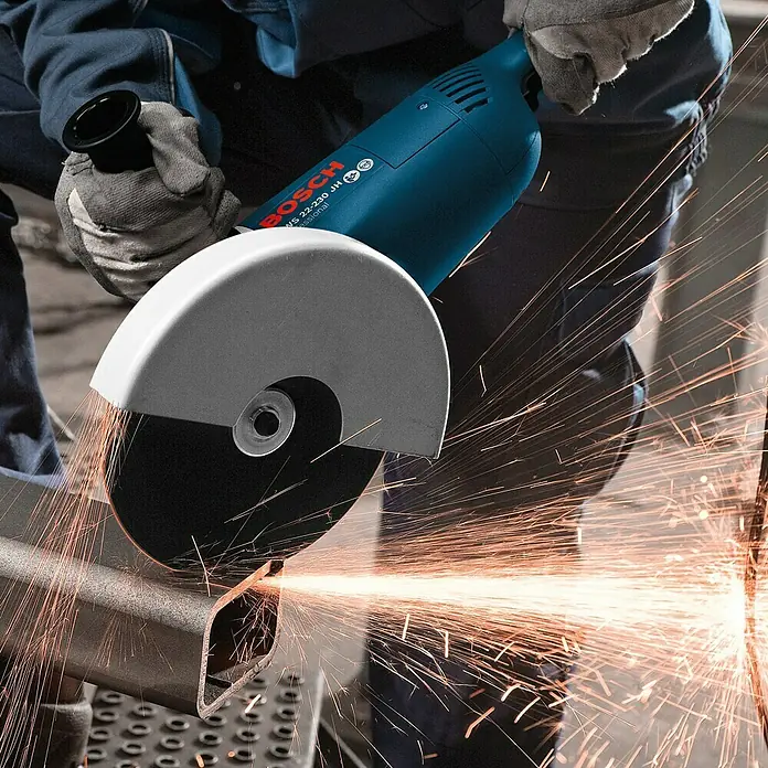 Bosch Professional Winkelschleifer GWS 22-230 JH - 2.200 W, 230 mm, Leerlaufdrehzahl: 6.500 U/min
