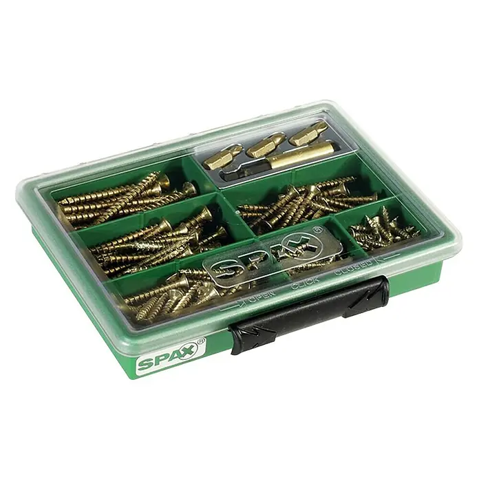 Assortimentsdoos multifunctionele schroeven S met bits - 199-delig - Vooraanzicht